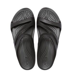 2XDawgs Women's Size 8 Z Arch Support SlipOn Slide Sandal 2PR Black  &Dark Brown